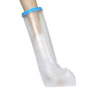 TIKATARER Cast Covers for Shower Leg, Leg Cast Cover for Showering with Ring Pp Protective Sleeve Blue Long Sleeved Adult Bathing Suit for Shower for Foot After Surgery, Knee, (Long Legs)