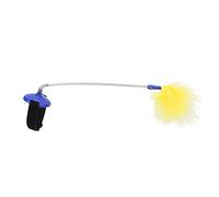 TIKATARER Cat Collar Toy, Interactive Cat Toy Cat Feather Collar Toys Cat Wand Toy Cat Teasing Wand Collar with Self Excited Neck Interactive Teaser for Indoor Cat Kittens Playing Exercise