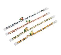 TIKATARER Cat Collar With Bells, Cat Collars Kitten Collar Breakaway Cats Collars 4pcs Sunflower Pattern Printed Cat Collar With Bell for Girl Cats Boy Cats