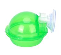 TIKATARER Chameleon Feeder, Translucent Nursery Basin Reptile Feeder Crested Gecko Food Dish with Suction Cup Reptile Feeding Dish for Amphibian Reptile Tortoise Gecko Snake Lizard