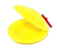 TIKATARER Children Finger Castanet, Plastic Hand Percussion Instrument, Great Sound Quality Castanet for Kids Music Learning & Parent Child Interaction (Yellow)