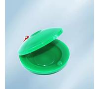 TIKATARER Children Finger Castanet, Plastic Hand Percussion Instrument, Great Sound Quality Castanet for Kids Music Learning & Parent Child Interaction (Green)