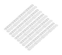 TIKATARER Clear Button Badge Kit, 1.7 Inch Acrylic Photo Button Supplies, 100 Sets Reusable Badge Making Kit with Easy Assembly, Ideal for DIY Crafts & Events