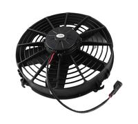TIKATARER Condenser Electric Cooling Fan 330mm 24V 160W Five Blade | ABS Iron Construction, Radiator and Intercooler Use, 24V Bus Truck Compatibility, Reversible Slim Five Blade