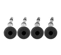 TIKATARER Cow Milking Liners, 4Pcs Black Milk Liner Soft Rubber Teat Cup Goat Milk Machine Teat Cups Milking Machine Accessory Goat Milker for Livestock Breeding Industry