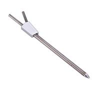 TIKATARER Differential Pitot Tube Air Speed Meter, Air Speedometer Control Tool with 1 Metal Speedometer 1 Silicone Tube, Ideal for Flow Measurement