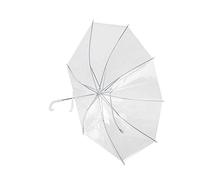TIKATARER Dog Umbrella, Doggie Rain Snow Day Walking Umbralla Dog Raincoat Innovative Pet Umbrella with Pulling Cable Chain Raincoats For Small For Small Medium Cats Punny (Clear)