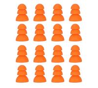 TIKATARER Earbud Tips, 8 Pairs Noise Cancelling Triple Flange Eartips, Silicone Ear Buds Tips Replacement with Compatible Inside Diameter 2-3.5mm, Ideal for SE846, SE535, SE215