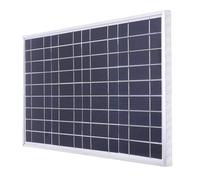TIKATARER Energy Save Solar Panel Kit & Charge Controller, High Conversion Rate Weather Proof Aluminum Frame Charger Display Battery Clamp for RV Boat Cabin Electric Vehicle