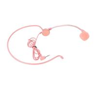 TIKATARER Fake Headset, Premium Silicone Sponge Material Rotatable Microphone Headset, Flexible Cable for Cosplay Costume Stage Performance Speech Singing Practice, Ideal for
