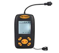 TIKATARER Fish Finder, Detect Fish Position Water Temperature Depth Bottom Profile with LED Backlight 45° Detecting Angle for Fishing Day Night Use