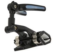 TIKATARER Fishing Rod Bracket, Plastic Portable Luminous Head Fishing Rod Holder 360° Rotating Bracket Holder Back Hanging Stand (Short)