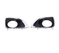 TIKATARER Fog Lamp Frame, Replacement for Venza 2013 2016, Silver Black Decorative Fog Light Bezels, 2PCS Left Right Light Bezel Trim 52030 0T010 52040 0T010