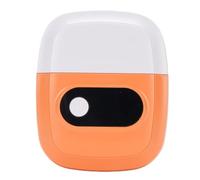 TIKATARER Foot Callus Remover, Electric Foot File, USB Rechargeable One Click Design Pedicure Tool with Crack, Dryness & Dead Skin Removal, Ideal for Feet Care at Home (Orange)