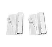 TIKATARER Frameless Shower Door Top Roller Bracket, Aluminum Bracket with 3/4 Inch Bearing Roller, Glass Door for 1/4 Inch Glass Panels, Cr Plated Polished Finish