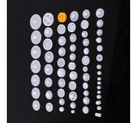 TIKATARER Gear, Crown Gear Set, Plastic For Small Motors Assortment Accessories Set, Plastic For Toy Motor Car Robot (64 kinds Gear kit)