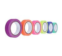 TIKATARER Glow in The Dark Party Supplies, 6 Roll Neon Party Decorations with Its High Viscosity Glow in The Dark for Both Household and Professional Needs