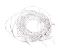 TIKATARER Gold Filled Wire For Jewelry Making, Silk Thread For Pearls 1.5mm Dia Manual DIY String Bullion Wire Gimp String French For Jewelry Making For Embroidery and (Sand Silver)