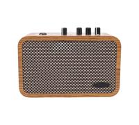 TIKATARER Guitar Amp, 10W Mini Electric Guitar Amplifier with Reverb Clean Overdrive Tones 6.35mm Input Gain Tone Knobs 2 Mode Low Bass Design OTG Recording for Daily Practice Street