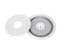 TIKATARER Guitar Humidifiers Acoustic, Compact ABS Build Guitar Soundhole Humidifier Acoustic Guitar Humidity Control with Hygrometer & Sponge Insert for Classical & Folk Guitars (White)