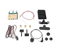 TIKATARER Guitar Pickup, Active Piezo Acoustic Pickup, 3 Band EQ Control with Noise Reduction Technology, Ideal for Acoustic Guitar, Ukulele, Violin & Resonant Box Instruments