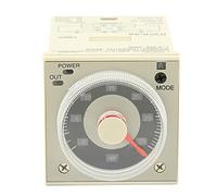 TIKATARER H3CRA8 Delay Timer Relay, 1.2 Seconds to 300H Knob Control Time Relay 8Pin AC220V with Large Contact Capacity for Remote Control Communication Automatic Mechatronics