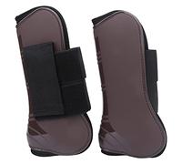 TIKATARER Horse Fly Boots, PU Elastic Thickened Obstacle Leg Protector Splint Boots For Horses Horse Leg Guard Boot Wrap Horse Ice Boots For The Joints of Horse Front and Hind (A pair of
