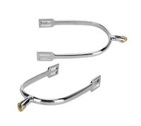 TIKATARER Horse Spurs, Zinc Alloy English Style Riding Spurs, Rotating Copper Rowel with Precision Control, Ideal for Horse Training, Equestrian Dressage & Ranch