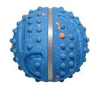 TIKATARER Interactive Dog Ball Toy, Automatic Moving Bouncing with Colorful Light, Chew Proof Flexible Micro Bubble Construction, Two Smart Modes for Small to Medium Breeds (Blue)