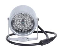TIKATARER IR Floodlight, 12V Night Vision Infrared Light, 48 LED, Outdoor, Surveillance, Security, Street, Road, License Plate Recognition
