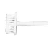 TIKATARER Keyboard Brush, Double Head 5 in 1 Multifunction 3 Row Keyboard Brush with Separate Structure Cleaner for Headphones, Mobile Phones, Computers, Tablets (White)