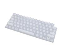 TIKATARER Keyboard Cover for Pro 14 16 Air 13 15, Soft Silicone Raised Key Protector, Silicone Keyboard Skin with Tower Shaped Cylindrical Key, Ideal for Long Nails (White)