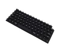 TIKATARER Keyboard Cover for Pro 14 16 Air 13 15, Soft Silicone Raised Key Protector, Silicone Keyboard Skin with Tower Shaped Cylindrical Key, Ideal for Long Nails (Black)