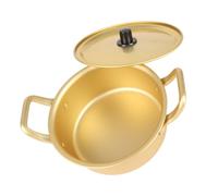 TIKATARER Korean Ramen Pot, Noodles Cooking Pot, Aluminum Alloy Noodle Soup Set with Double Handle, Stovetop & Induction Safe, Ideal for Ramyeon & Home Kitchen (#1)