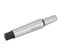 TIKATARER Lathe Drill Chuck, Morse Taper Morse Taper Toolholding Connector MT3- B18 Drill Chuck Arbor with Tang End Mill Arbor Adapter