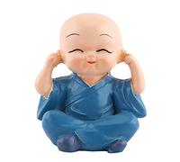 TIKATARER Laughing Buddha Statue, Baby Buddha Four Monks Decoration Novice Monks Car Decoration Desk Figurines Automotive Home Decoration
