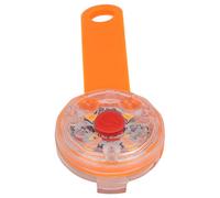 TIKATARER LED Dog Light Pendant, USB Rechargeable IPX7 Dog Collar, Light Pendant with 3 Modes, Ideal for Pet Safety & Bike Bag (Orange)