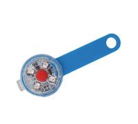 TIKATARER LED Dog Light Pendant, USB Rechargeable IPX7 Dog Collar, Light Pendant with 3 Modes, Ideal for Pet Safety & Bike Bag (Blue)