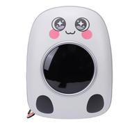 TIKATARER LED Hard Shell Backpack with Customizable Color Panel, Dynamic Gif Text Visual Output, Ergonomic Shoulder for Women Kids Travel Work Daily Outdoor Activity White
