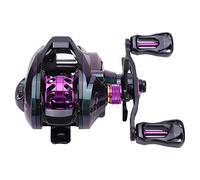TIKATARER Low Profile Reel, Full Metal Spool Lightweight Design, 10 Speed Magnetic Brake Smooth Ceramic Outlet for Fishing Reel Accessories, Right Hand (Right Hand)