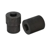 TIKATARER Lug Nut Removal Tool, 2PCS Emergency Wheel Lug Nut Removal Set Locking Tool 19-26mm 1/2in Square Drive Wheel Lock for Hand Air