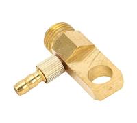 TIKATARER M16x1.5mm Argon Arc Welding Fitting, Nut to Panel Adapter, Copper Welding Connector with Standard Thread Interface, Ideal for Gas Electric Separation & Argon Arc
