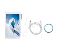 TIKATARER Magnetic Real Time Wireless Back Camera Screen, 180° Rotation One Key Widescreen Phone Vlog Selfie Screen with 3 Gears Brightness for Live Streaming with Remote Control