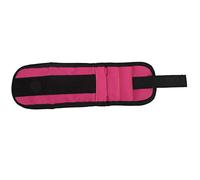 TIKATARER Magnetic Wristband, Large Surface Tools Storage Belt with 2 Strong Magnets for Holding Screws Nails Drill Bits (Rosy Red)
