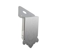 TIKATARER Mandolin Tailpiece, Mandolin Guitar Tailpiece Screw Instrument Replacement Accessory Replacement Screw Instrument Accessory (Silver)