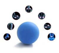 TIKATARER Massage Ball, Rubber Muscle Relaxer, Compact Size Massage Tool for Full Body, Ideal for Exercise & Soothes Promotion (Blue)