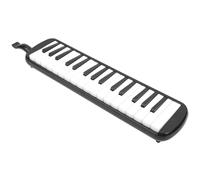 TIKATARER Melodica, Piano Style Keyboard Features 32 Keys for Beginners Equipped with Cornet Mouthpiece and Durable Bag for Music Education and Professional Performers (Black)