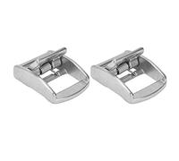 TIKATARER Metal Buckle, 2Pcs Non Slip Locking Buckle Belt Press Cam Seatbelt for 1in Width Webbing