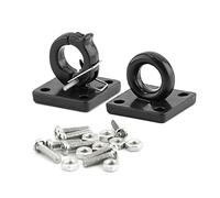 TIKATARER Metal Trailer Buckle, Solid Replacement Buckle, Durable for Axial SCX10 D90 1/10 Remote Control Crawler Car, with Screws & Nuts (Black)