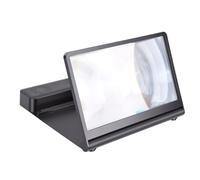 TIKATARER Mobile Phone Screen Magnifier, 3D HD Magnifying Projector Enlarger, Foldable Amplifier Smartphone Stand with Screen Expander, Ideal for Movies Videos Gaming